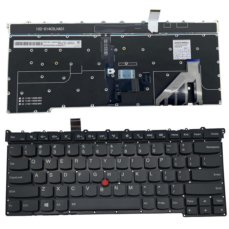 1806-81RjibcSGXL._SL1500_.jpg Tastatura za laptop Lenovo Thinkpad Carbon X1 Gen 3 3rd 2015 veliki enter, backlight i gumb - Slika 1