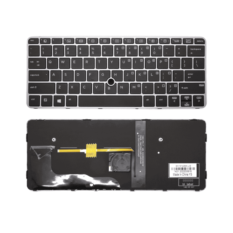 1898-kb820-G3-silver-frame.png Tastatura za laptop Hp EliteBook 820 G3 725 G3 backlight - Slika 1
