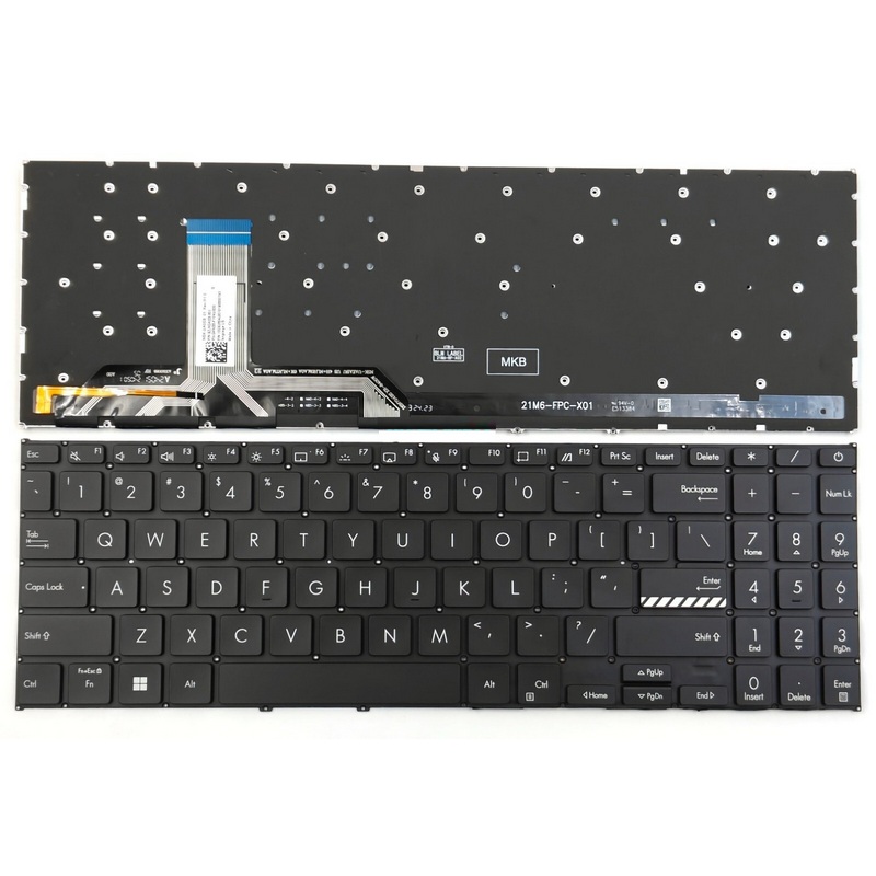1975-s-l1600.jpg Tastatura za laptop Asus Vivobook X1502 X1502ZA X1503 X1503ZA X1504 X1504VA mali enter, backlight - Slika 1