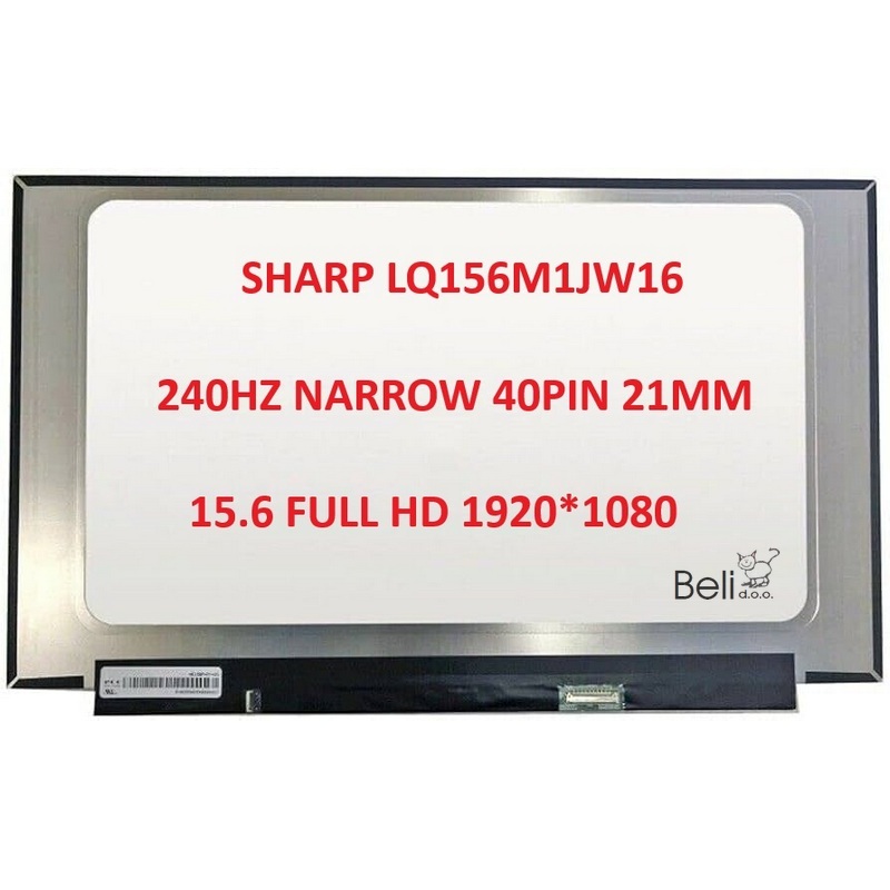 2002-2002-4141EnksMnL._AC_UF8941000_QL80_.jpg LED ekran za laptop 15.6 SLIM 40pin narrow 21mm FHD IPS KRAĆI bez kacenja 240hz - Slika 1