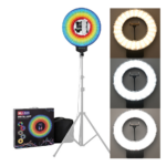 LED lampa RGB MJ321 sa drzacem za mobilni telefon - Slika 9