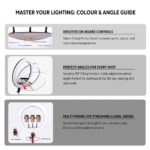 LED lampa za tripod LJJ-45 18 inch 50W - Slika 4
