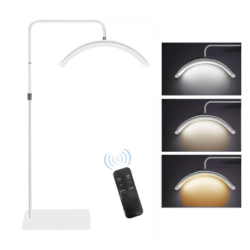 Podna LED lampa Half moon bela