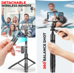 Selfie stick L16 + tripod crni - Slika 6