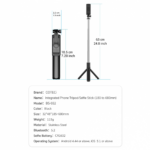 Selfie stick + tripod Coteci BS-032 crni - Slika 7