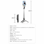 Selfie stick + tripod Coteci Plus BS-034 crni - Slika 10