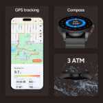 Smart watch KSIX BXSW33N Horizon, 1.43" Amoled, GPS,crni - Slika 6