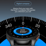 Smart watch KSIX BXSW33N Horizon, 1.43" Amoled, GPS,crni - Slika 9