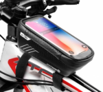 Torba/drzac za mobilni telefon za bicikl Wild man crna - Slika 7
