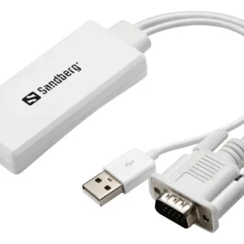 Adapter konverter Sandberg VGA + Audio - HDMI FHD 508-78