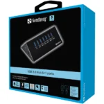 USB HUB 7 port Sandberg USB 3.0 sa napajanjem 133-82 - Slika 2