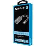 Adapter Sandberg USB C-LAN 10/100/1000Mbps 136-04 - Slika 2