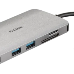 Docking D-Link DUB-M810 8in1 USB-C - HDMI/USB3.0x2/CR/PD/GLAN