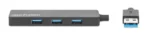 USB HUB 4port Manhattan 164900 3.2 G1/5Gbps/Crni - Slika 3