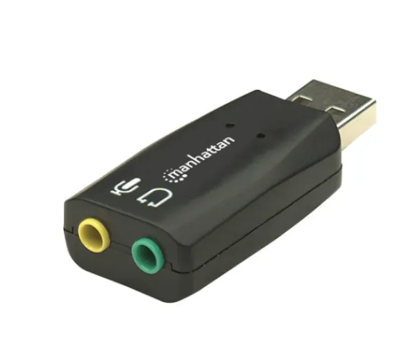31637.webp USB zvučna kartica Manhattan 150859 USB-A/M - 2x3.5mm - Slika 1