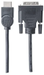 Kabl Manhattan 372503 HDMI/M - DVI-D/M 24+1/1,8m - Slika 2