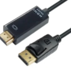 Kabl Stars Solutions DP na HDMI M/M crni 1.8m