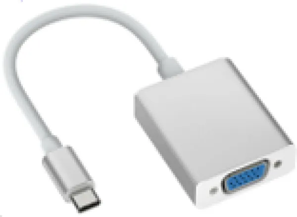 39964.webp Adapter Stars Solutions USB-C na VGA beli - Slika 1