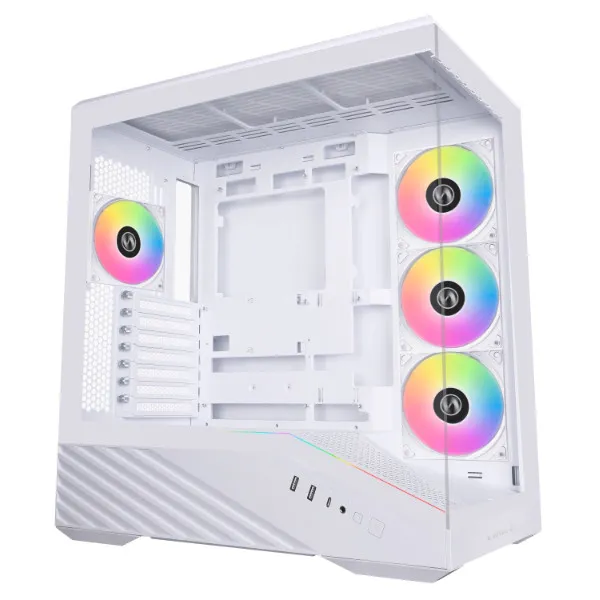 41891.webp Kućište Lian Li Vector V100 Midi-Tower/ATX/RGB,/Window/BELO/G99.V100RW.00 - Slika 1