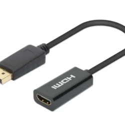 Adapter Manhattan 153713 Displayport - HDMI M/F 4K/60Hz