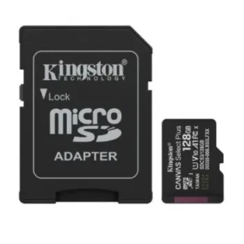 Micro SD Kingston 128GB Canvas Select Plus SDCS3/128GB + adapter