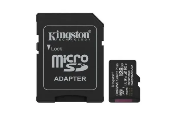 44917.webp Micro SD Kingston 128GB Canvas Select Plus SDCS3/128GB + adapter - Slika 1