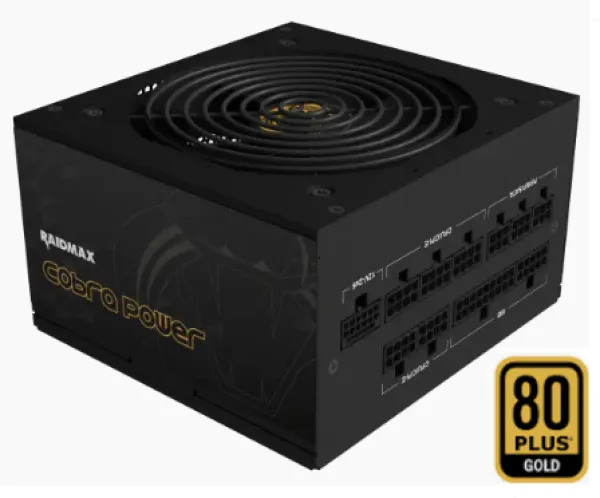 45649.webp Napajanje 850W Raidmax RX-850AE-M 80+GOLD/Modular/PCIE 3.1/Gen.5/+12VHPWR - Slika 1