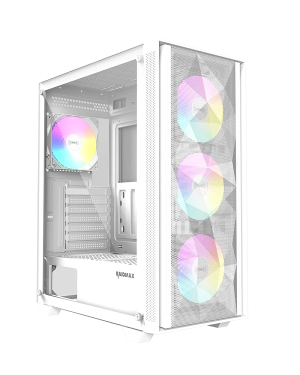 47391.webp Kuciste Raidmax Vector V217 ARGB White, V217TWF - Slika 1