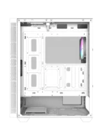 Kuciste Raidmax Vector V217 ARGB White, V217TWF - Slika 2