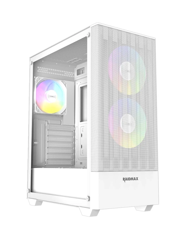 47399.webp Kuciste Raidmax Vector V218 ARGB White, V218WF - Slika 1