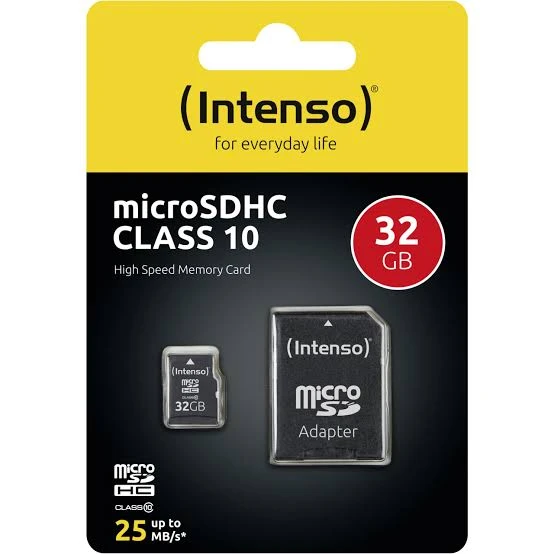 48524.webp Micro SD Intenso 32GB Class10 3413480 + adapter - Slika 1