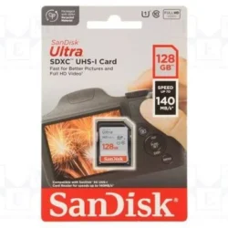 SDXC Ultra SanDisk 128GB Ultra, SDSDUNB-128G-GN6IN