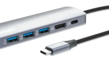 Docking station Manhattan 153959 6in1 USB-C - HDMI/3xUSB/GLAN/PD 100W