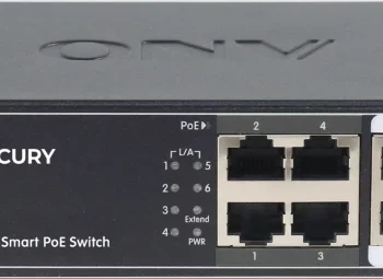 LAN Switch Mercury H1064PL 6port 10/100 4-PoE