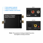 Analogni na digitalni audio konverter JWD-H10 - Slika 2