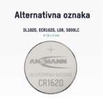 ANSMANN Baterija Lithium CR1620 5020072 - Slika 3