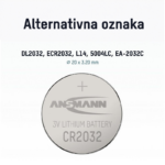 ANSMANN Baterija Lithium CR2032 5020122 - Slika 2