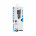 Auto punjac Teracell Evolution TC-06 2xUSB 3.1A sa iPhone lightning kablom crni - Slika 4