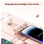 Power bank prenosiva baterija privezak 5000mAh Type C crna - Slika 3