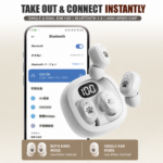 Bluetooth slusalice Airpods T-phox Q38 sapice bele HQ - Slika 2