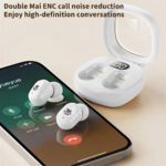 Bluetooth slusalice Airpods T-phox Q38 sapice bele HQ - Slika 4