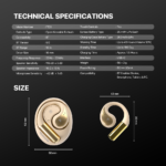 Bluetooth slusalice Fantech FT21 Groove OWS crne - Slika 8
