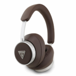 Bluetooth slusalice Guess ENC Saffiano Triangle Logo braon (GUBHC15PGMRTRW)