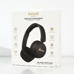 Bluetooth slusalice Guess Script Metal Logo crne (GUBHV6SCK) - Slika 3
