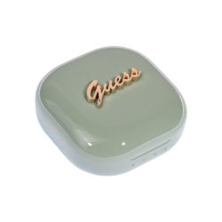 Bluetooth slusalice Guess Script Metal Logo zelene (GUTWSJ7BTE4GN)