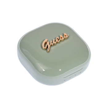 Bluetooth slusalice Guess Script Metal Logo zelene (GUTWSJ7BTE4GN)