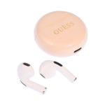 Bluetooth slusalice Guess TWS Small Round Gold Classic Logo print bez (GUTWSH1HGCDE) - Slika 4