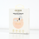 Bluetooth slusalice Guess TWS Small Round Gold Classic Logo print bez (GUTWSH1HGCDE) - Slika 5