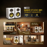 Bluetooth zvucnik Fantech FBB301 Hako Studio beli - Slika 4