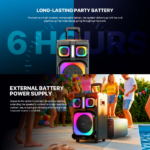 Bluetooth zvucnik Fantech NP03 NeraParty crni - Slika 5